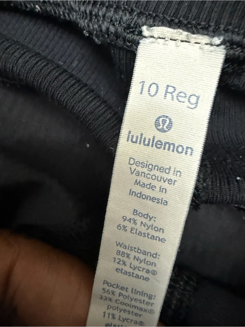 Lululemon dance studio joggers unlined Women's Bottoms Size 10 - Black